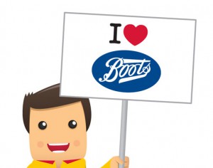 I love Boots graphic