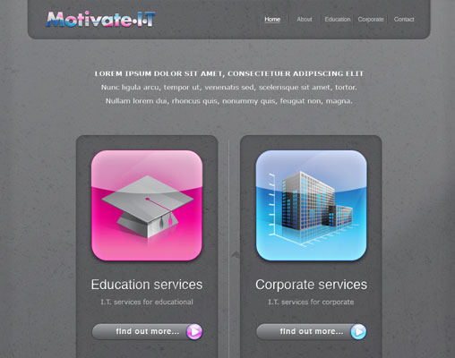 Motivate IT Website Design