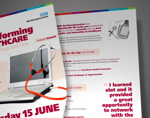 NHS cover and leaflet