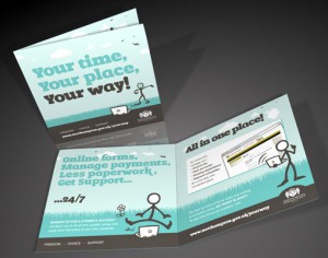 Council branding and leaflet concept